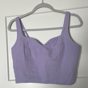 Abercrombie and Fitch linen top